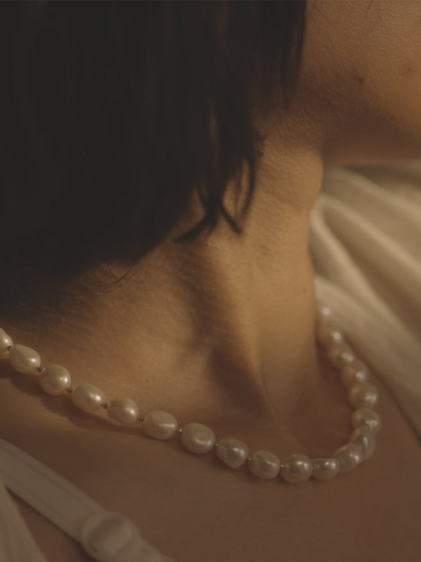 Buy real pearl necklace online |  Butter & Co