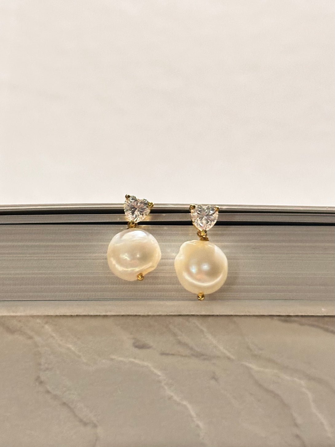 Heart Drop Earrings