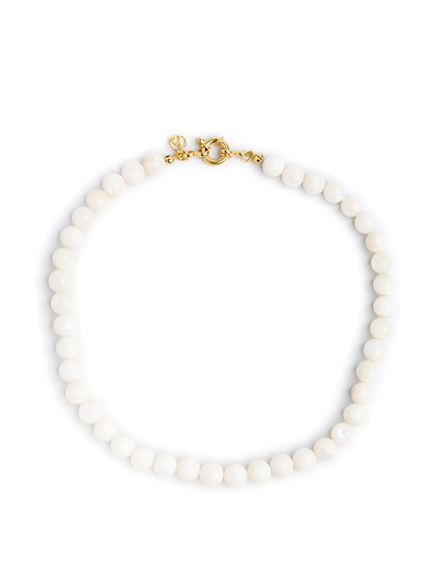 Buy mother of pearl necklace gold from Butter & Co